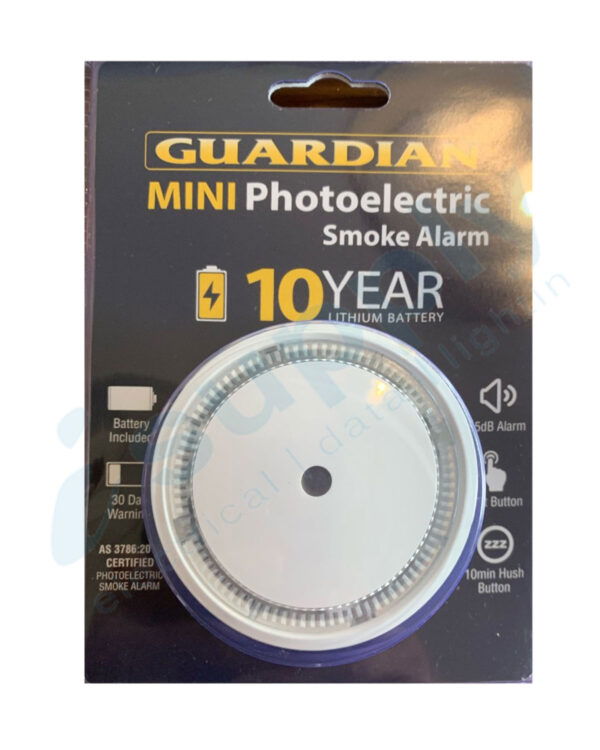 GUARDIAN SMOKE ALARM PHOTOELECTRIC 10 YEAR LITHIUM BATTERY SD70 - Image 6