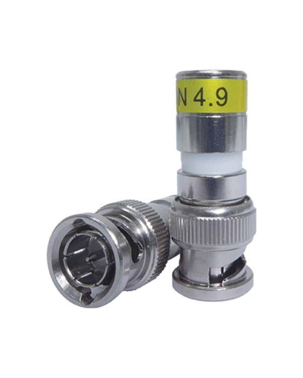 MATCHMASTER CONNECTOR BNC RG6QUAD COMPRESSION (50 Pack) : 08MM-B12