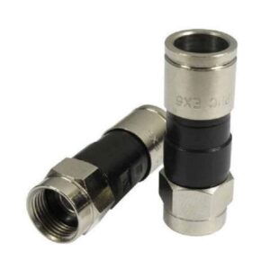 MATCHMASTER CONNECTOR RG6 DUAL/QUAD  (50 Pack) : 08MM-EX6XLG
