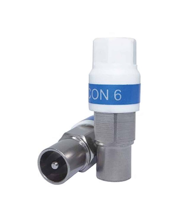 MATCHMASTER CONNECTOR RG6 IEC MALE SELF INSTALL (50 Pack) : 08MM-SI-IEC6Q