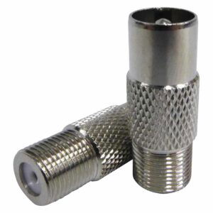 MATCHMASTER CONNECTOR MALE IEC to 'F' - FEMALE HANG SELL 10PK : DA-A2H