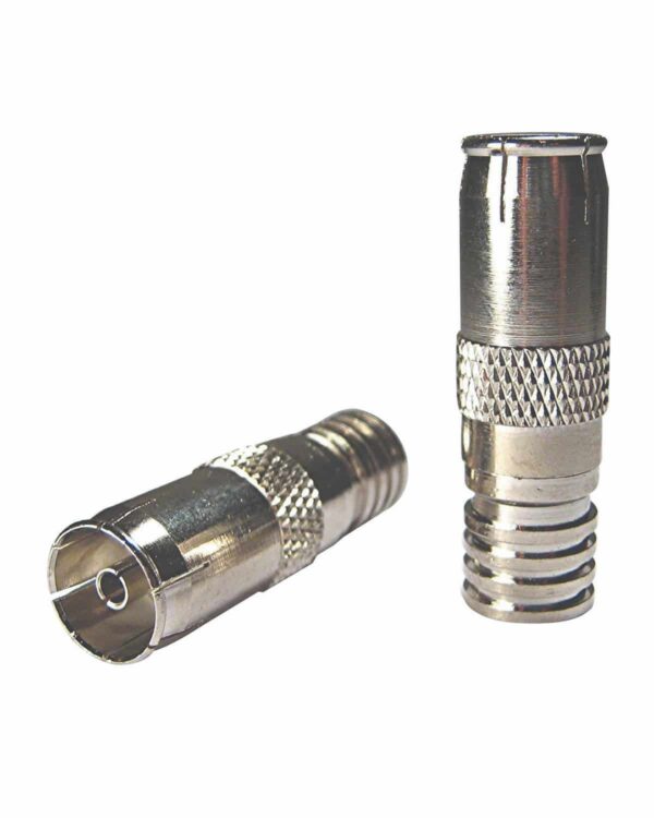 MATCHMASTER CONNECTOR RG6 IEC FEMALE HANG SELL 10PK : DA-P4H