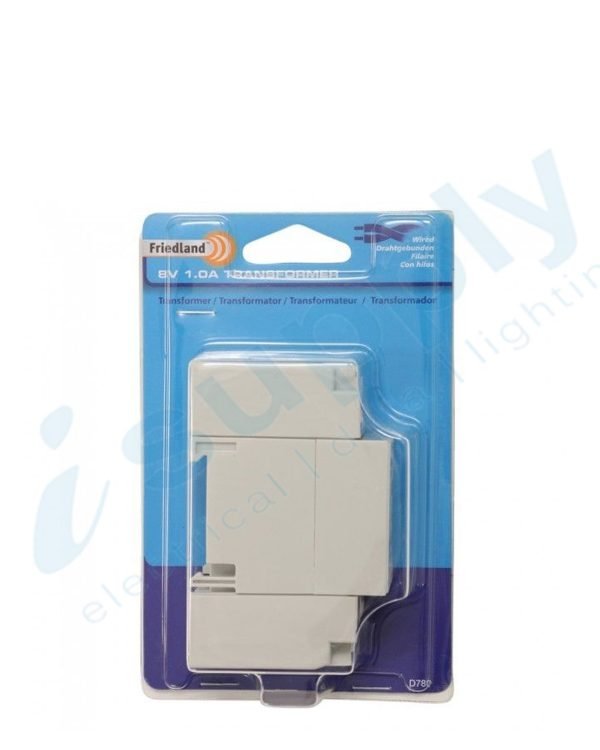 FRIEDLAND 8V/1A DOOR CHIME TRANSFORMER D780 - Image 2