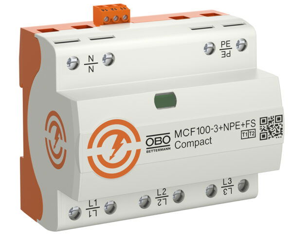 OBO Bettermann SURGE DEV MCF TYPE 1+2 3P+N+SENSOR MCF100-3-NPE-FS x 1 /EACH