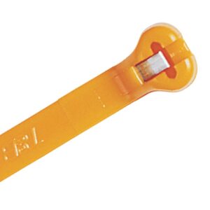 Ty-Rap PA 6.6 C/TIE 80N 203X2.3MM ORANGE 1000PK TY253M-3