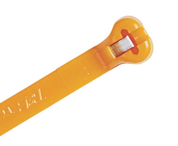 Ty-Rap PA6.6 C/TIE 180N 203X3.7MM ORANGE 1000PK TY26M-3