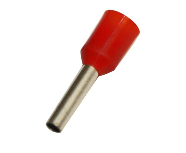 Cabac BOOT LACE PIN 1.0MM2-RED HF BLP100 x 100