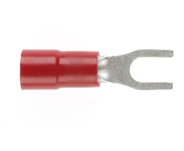 Cabac FORKED SPADE 3MM RED FS1.25-3 x 100
