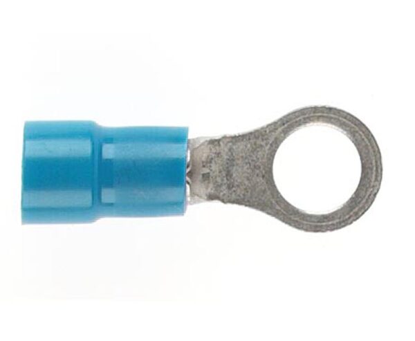 Cabac BLUE RING TERMINAL 5MM STUD DG RT2-5DG x 100