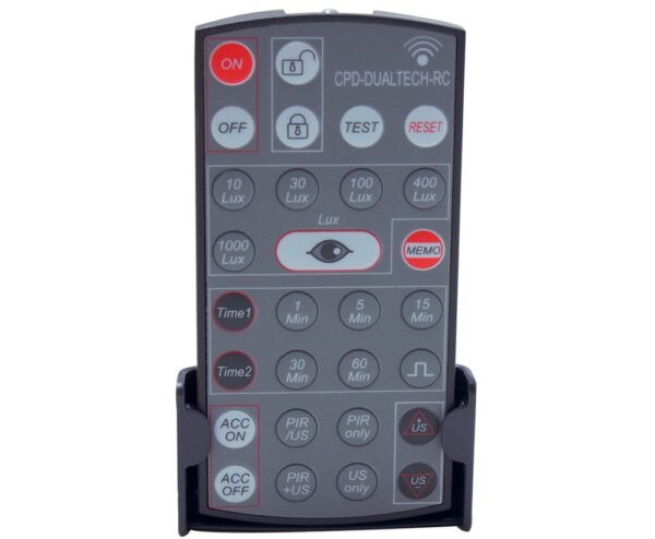 S-Click PRESENCE DETECTOR REMOTE CONTROL 360 CPD-DUALTECH-RC