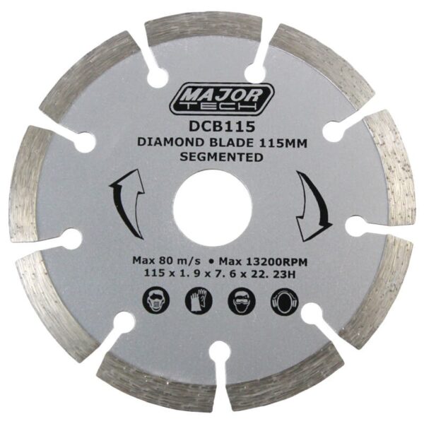 Major Tech 115mm Diamond Cutting Blade DCB115