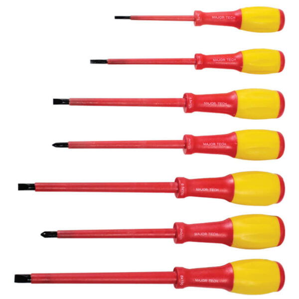 Major Tech 7Pce Electrician Screwdriver Set KTK0707SG