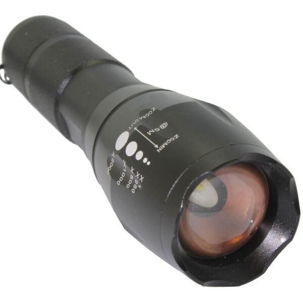 Major Tech 6W LED Flashlight c/w Bike Clip, 500 Lumens MFL140