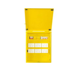 40 Amp Single Phase Temporary Meter box 445W x 550H x 230D BEP40A1PNSTAND