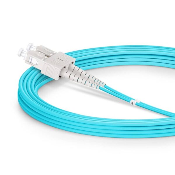 LC-SC OM3 Multimode Fibre Optic Patch Lead - 5m FCLCSC5M - Image 3