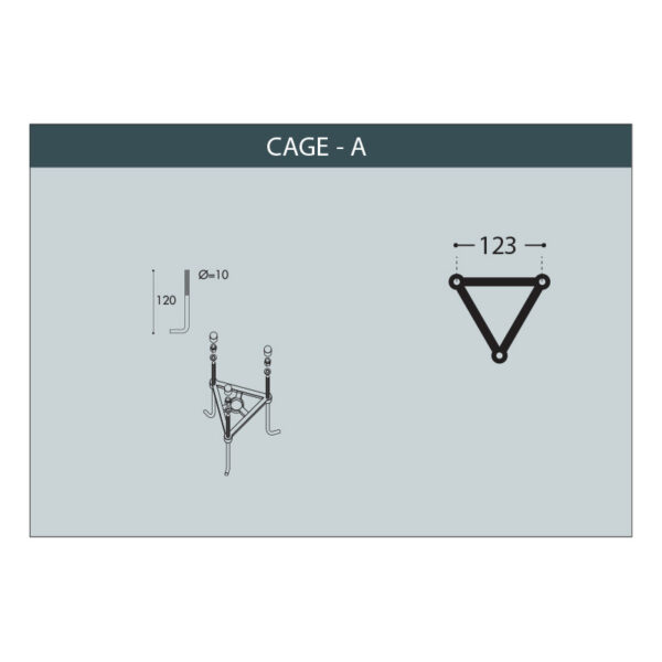 Fumagalli Febo 1m Pole (Black) FU-FEB-1B - Image 3