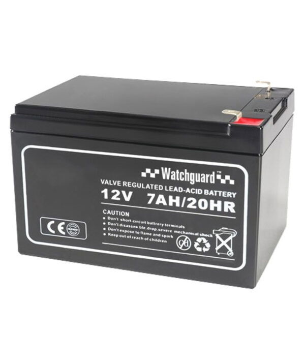 Watchguard 12VDC 7Ah Sealed Lead Acid Battery D12V7A