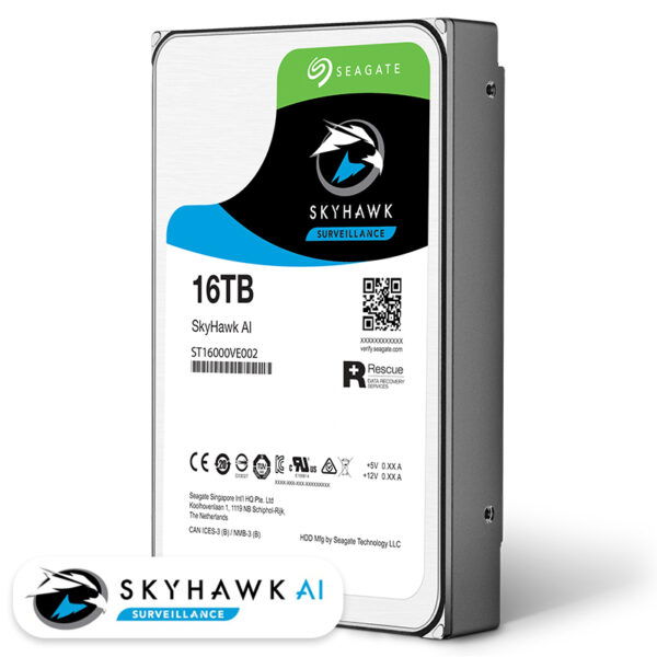 Seagate 16TB SkyHawk AI Surveillance Hard Disk Drive HD16TBSA