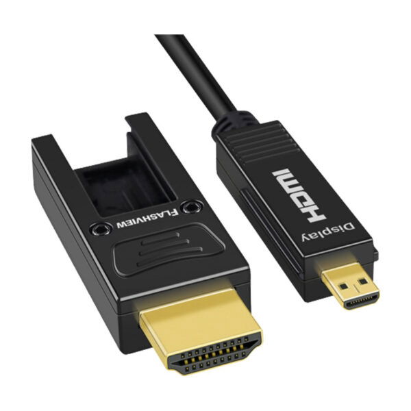 Flashview 20m Optical Fibre HDMI Cable (Type D to Type A) HDMI-20FC