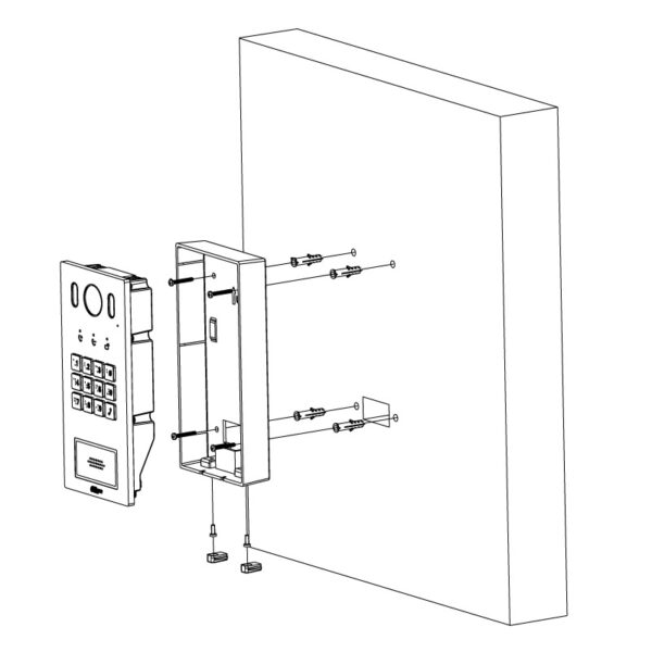 VIP Vision Surface Mount Box for INTIPADSD & INTIPRDSD INTIPADSDSB - Image 3