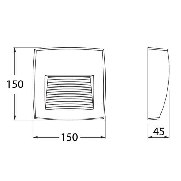 Fumagalli Lorenza 3W Surface LED Lamp (Grey) FU-LOR-3G - Image 2