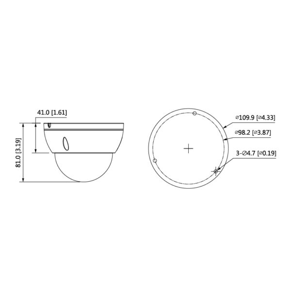 Watchguard Compact Series 8.0MP Fixed Mini Dome VSIPC-8DIRD - Image 3