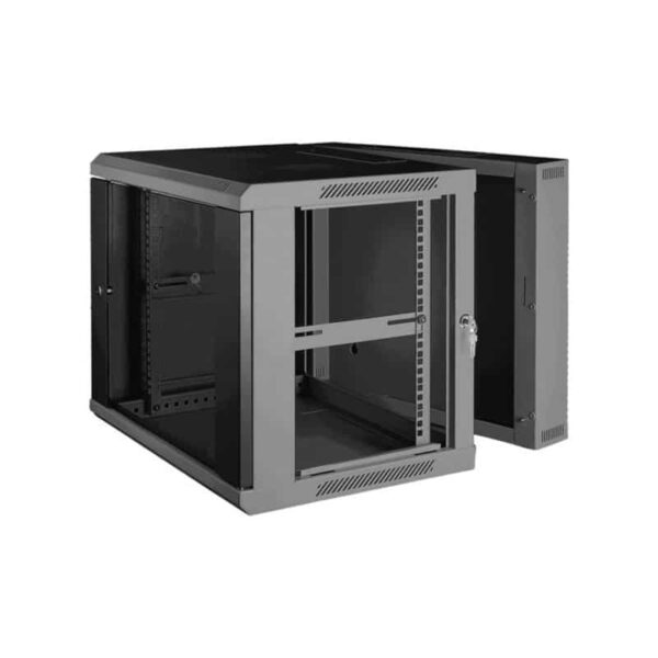 Securview 6RU 600mm Deep Wall Mount Swing Data Cabinet RACKMOUNTCAB6-600WS - Image 2