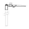 ENSA Pole Slip Fitter Bracket for LSL-B Street Lights LSL-BKTS - Image 2