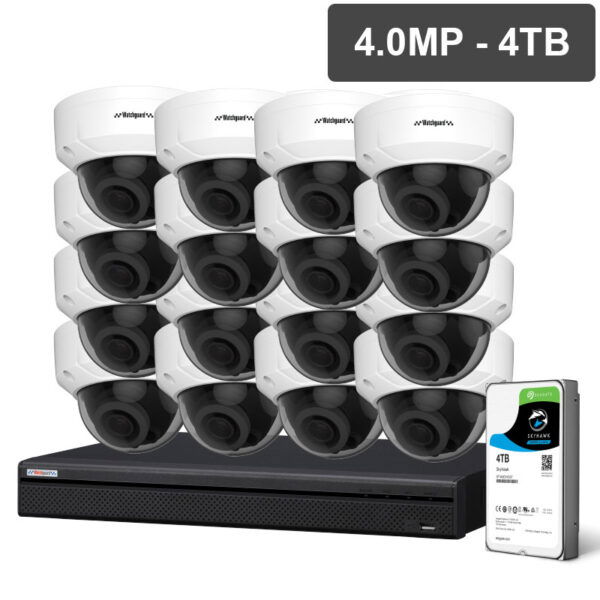 Watchguard Compact Series 16 Camera 4.0MP IP Surveillance Kit (Motorised, 4TB) NVRKIT-C1644M