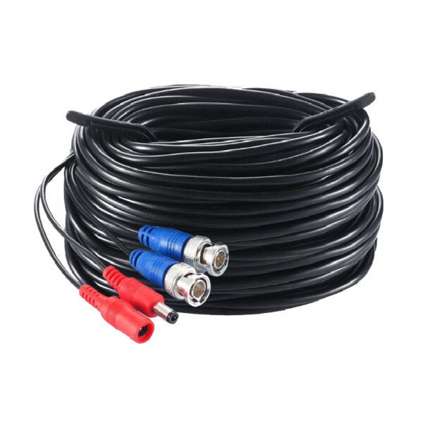 20m Pre-terminated Combined Power & 4K BNC Video Lead VIDPWR20RG59