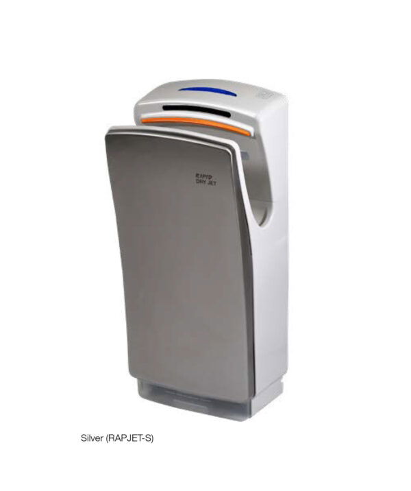FANTECH RAPID JET BLADE HAND DRYER SILVER BRUSHLESS DC MTR RAPJET-S