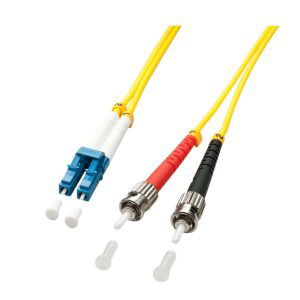 MATCHMASTER PATCH CORD OS2 LC-ST DUPLEX 10M : 20MM-PS2DLCST-10