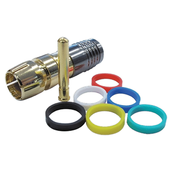 MATCHMASTER CONNECTOR RG59SDI RCA HDTV (25 Pack) : 08MM-HD59R