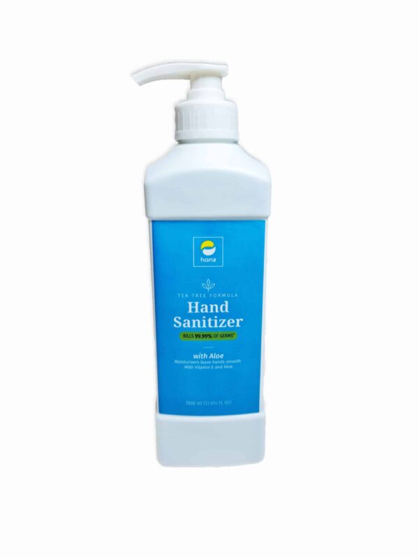 6 x 1L Tea Tree Hand Sanitiser Ethyl alcohol 75% Kill 99.9% Gems