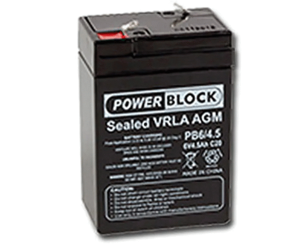 Powerblock 6V 4.5Ah T1 PB6/4.5-UNI