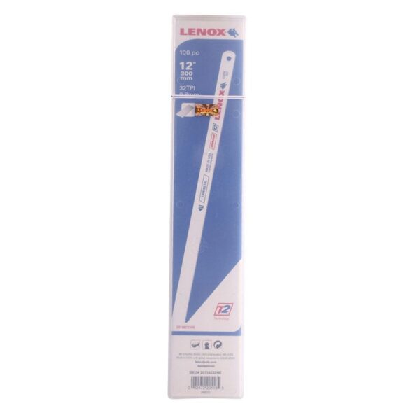 LENOX Hacksaw Blade 300mm/12" x 13mm x 32TPI - 1 Pack 20118-232HE