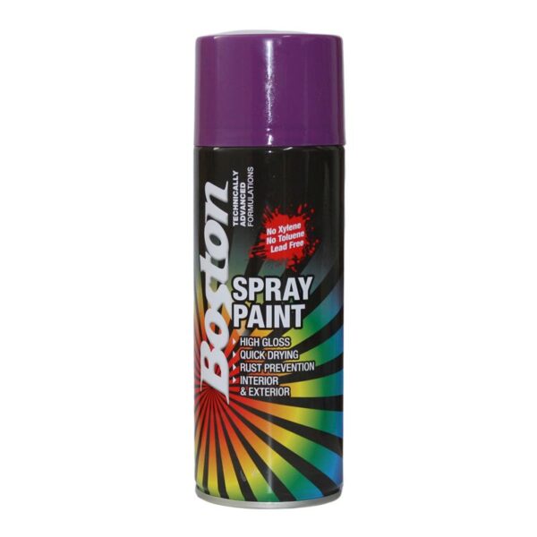 Boston Spray Paint - Plum Purple 250gm BOSBT120