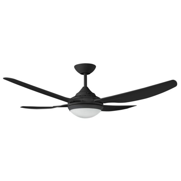 Ingram 52" Ceiling Fan with Light Black DKA210490