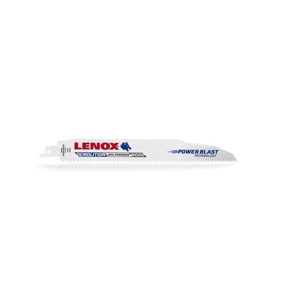 LENOX 9" 6TPI Demolition Reciprocating Saw Blades 5 Pack LEN20371966R5