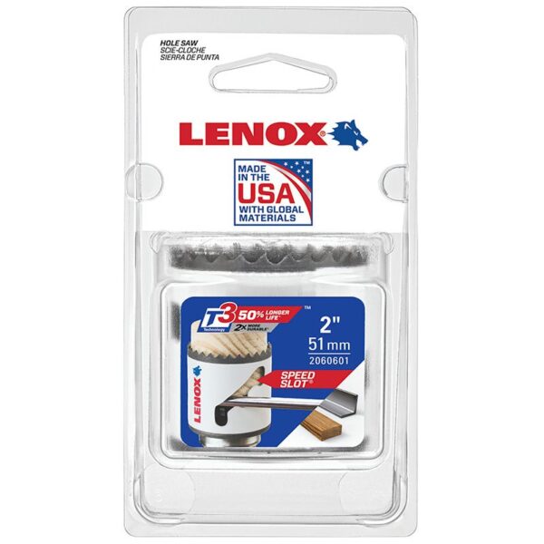 LENOX T3 SPEED SLOT 51mm Hole Saw LEN3003232L