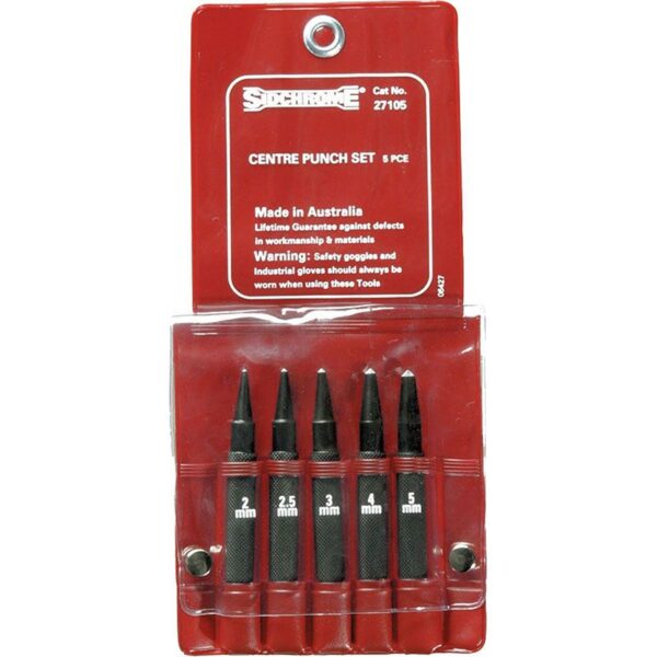 Sidchrome Punch Set Centre 5 Piece SIDSCMT27105