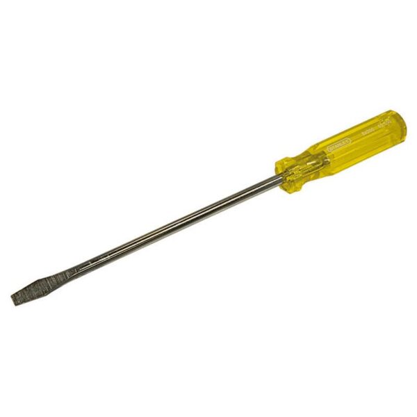 Stanley Screwdriver Acetate Handle Slotted 8 x 200mm STA65-550