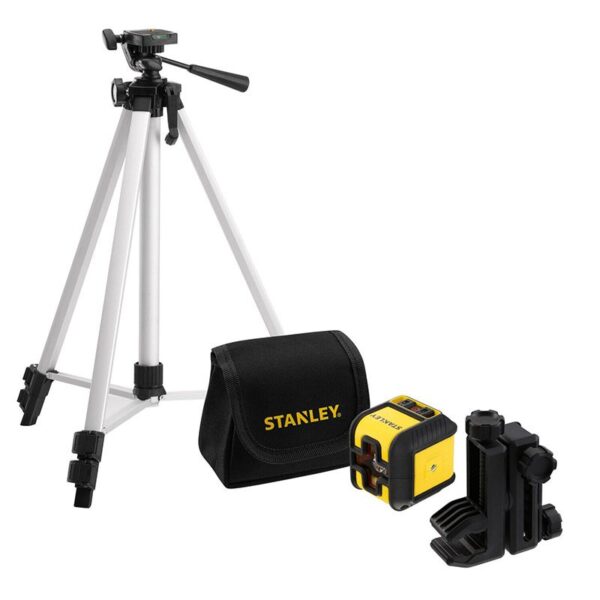 Stanley 12m Cubix Cross Line Laser With Tripod - Red STASTHT77648-1