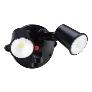 TWIN 10W LED TRICOLOUR Q/ CON BASE 2000 LUMENS BLACK 55-162