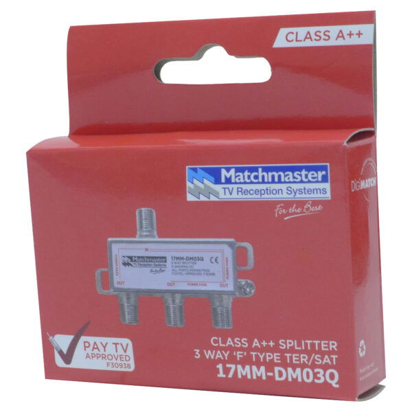 MATCHMASTER SPLITTER 3 WAY FOR TDT SYSTEMS : 17MM-DM03Q - Image 2