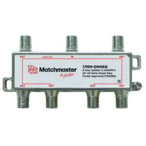 MATCHMASTER SPLITTER 6 WAY FOR TDT SYSTEMS : 17MM-DM06Q