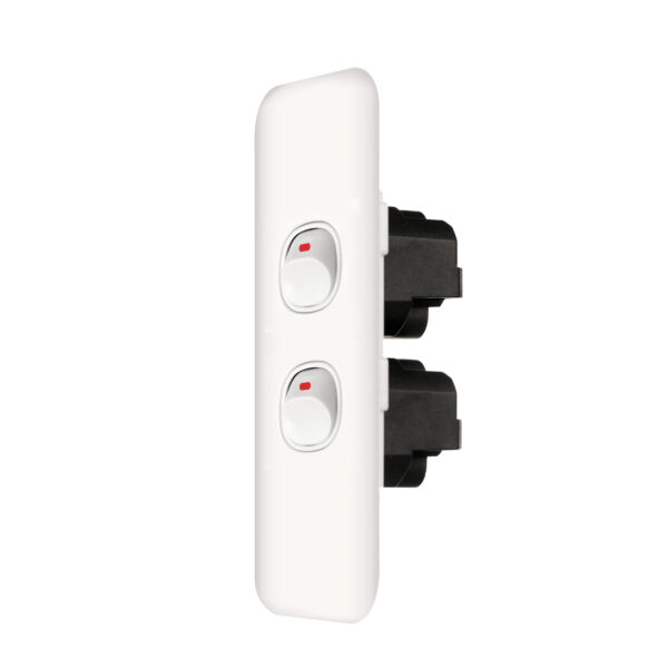 Transco Architrave Switch 2 Gang Wafer AS2W - Image 3