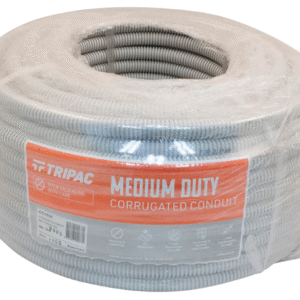 TRIPAC CORRUGATED CONDUIT GREY 16MM X 50M (1/each) CC1650