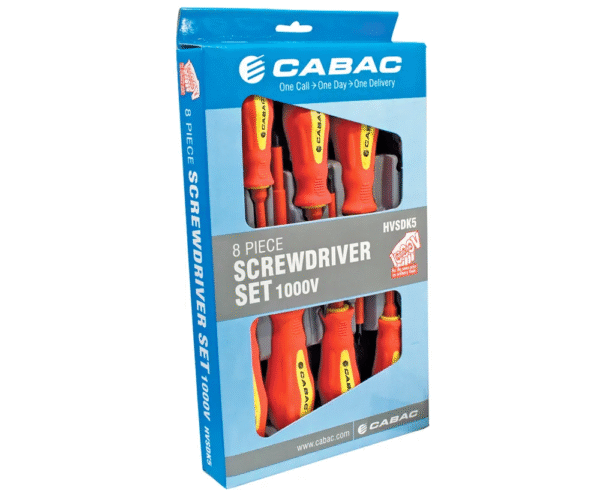 CABAC Screw Driver Set  8Pce 1000V VDE (1/each) HVSDK5