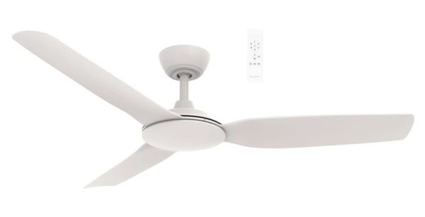 Martec Viper DC 1320mm 3 Blade All ABS WIFI & Remote Control Ceiling Fan Only Matt White MVDC133W